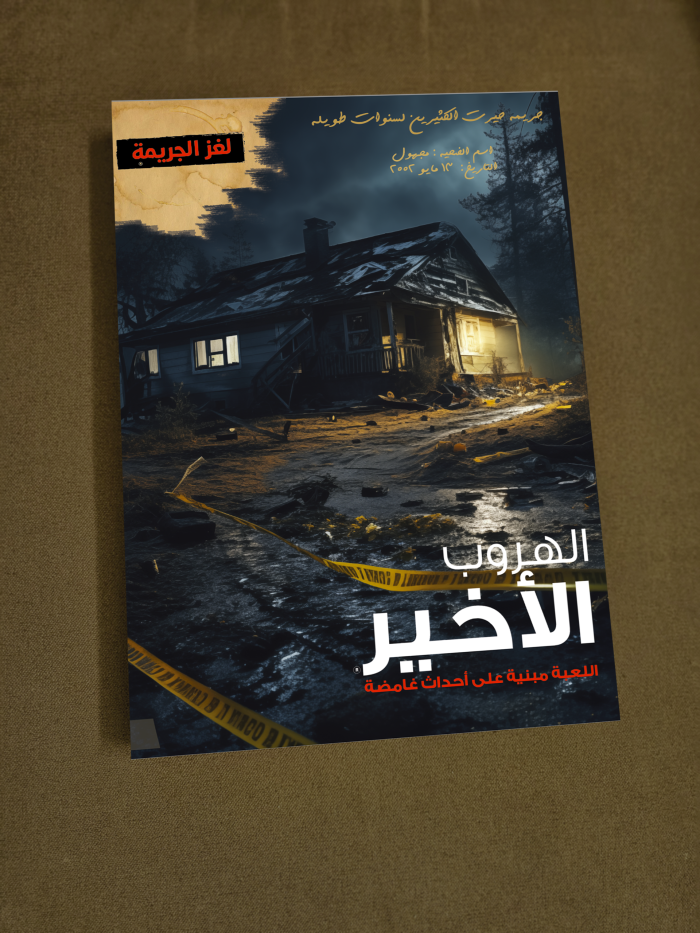 لغز الجريمة - الهروب الاخير